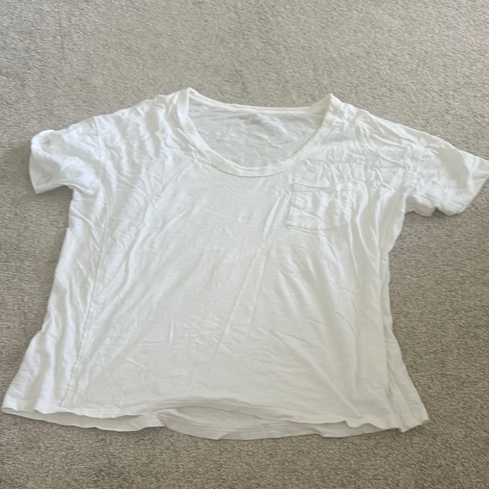 Aerie Soft White Tee